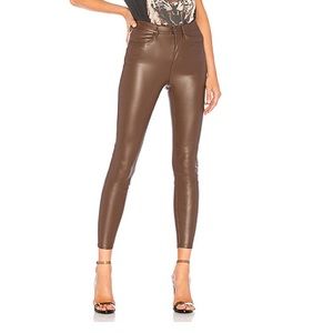 Free People Vegan Leather High Waist Leggings